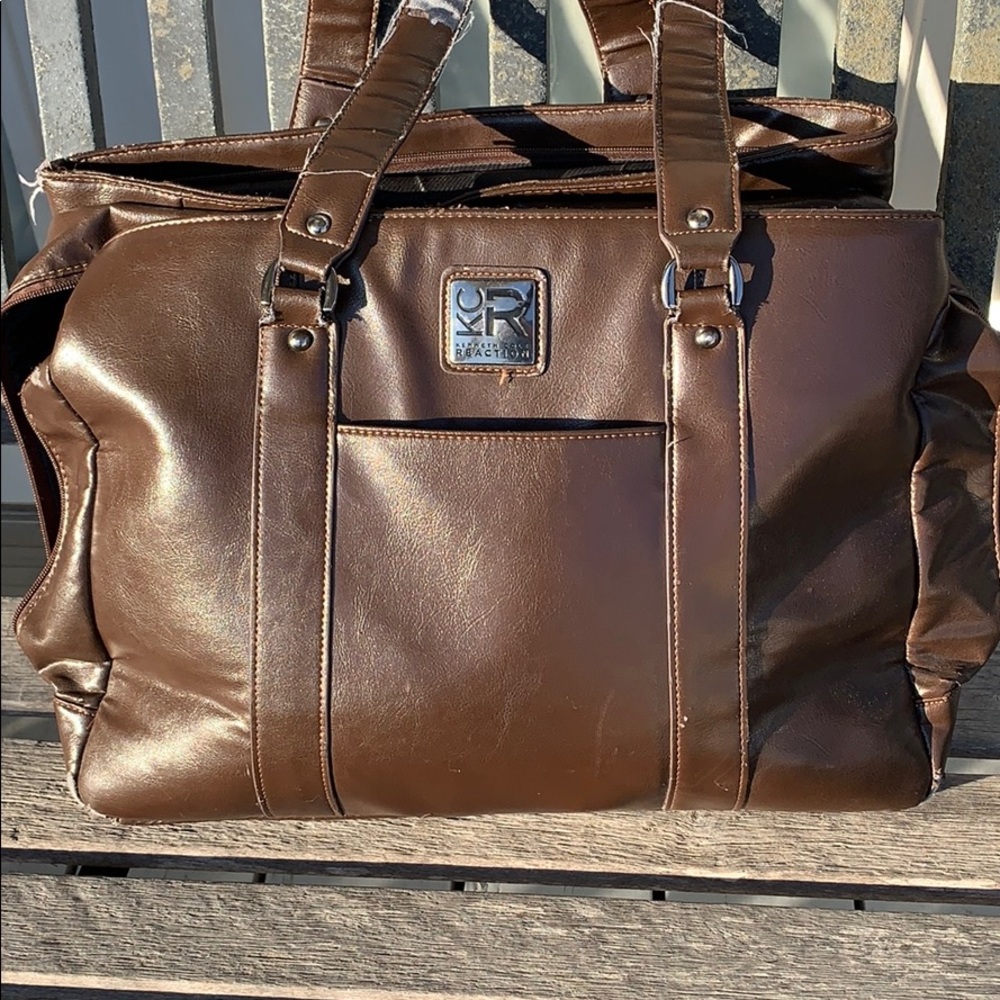Kenneth Cole Reaction Leather Computer work bag
